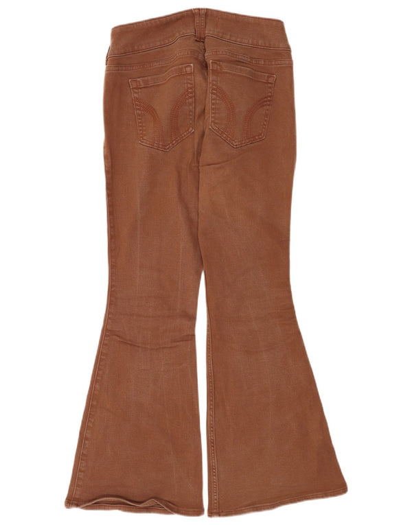 Hollister Womens Flared Jeans US 10 Large W30 L28 Brown Cotton