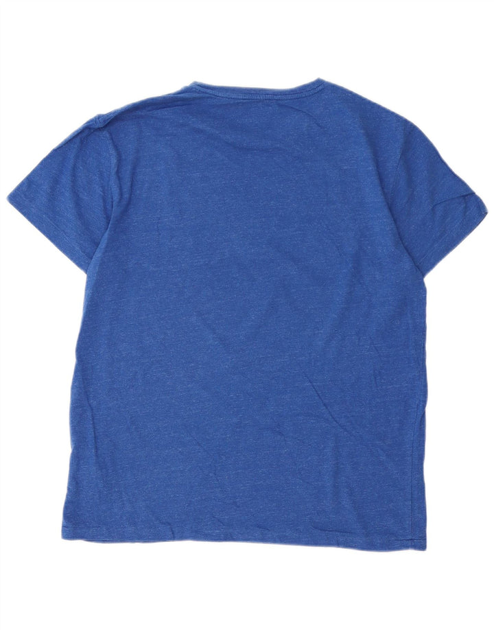 Polo Ralph Lauren Mens T-Shirt Top Medium Blue Cotton