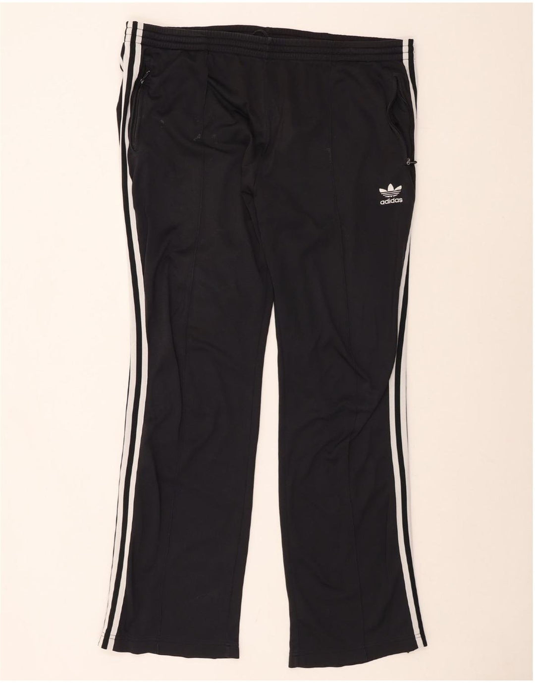 ADIDAS Mens Tracksuit Trousers 2XL  Black Nylon
