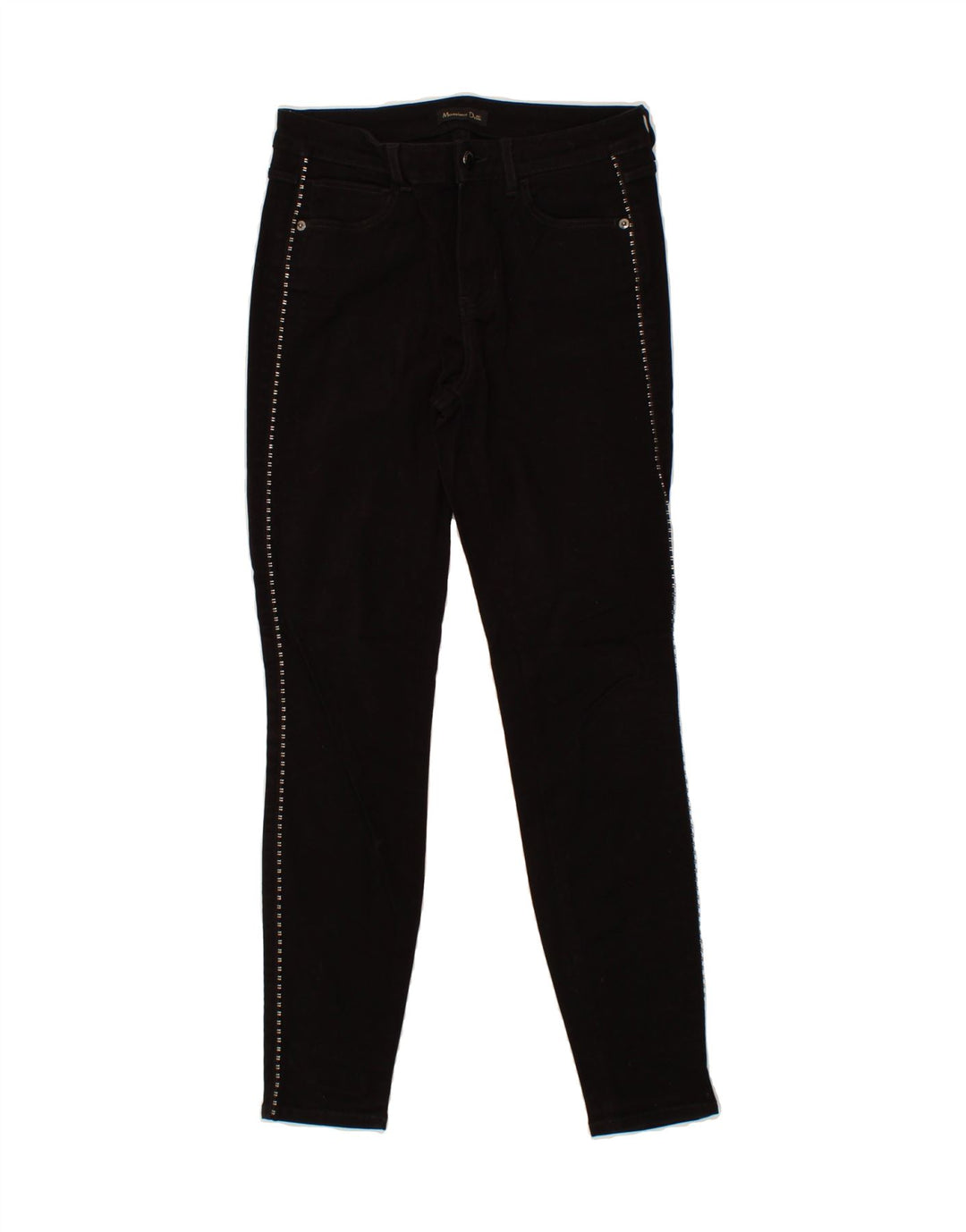 MASSIMO DUTTI Womens Skinny Jeans EU 38 Small W28 L28 Black Vintage Massimo Dutti and Second-Hand Massimo Dutti from Messina Hembry 