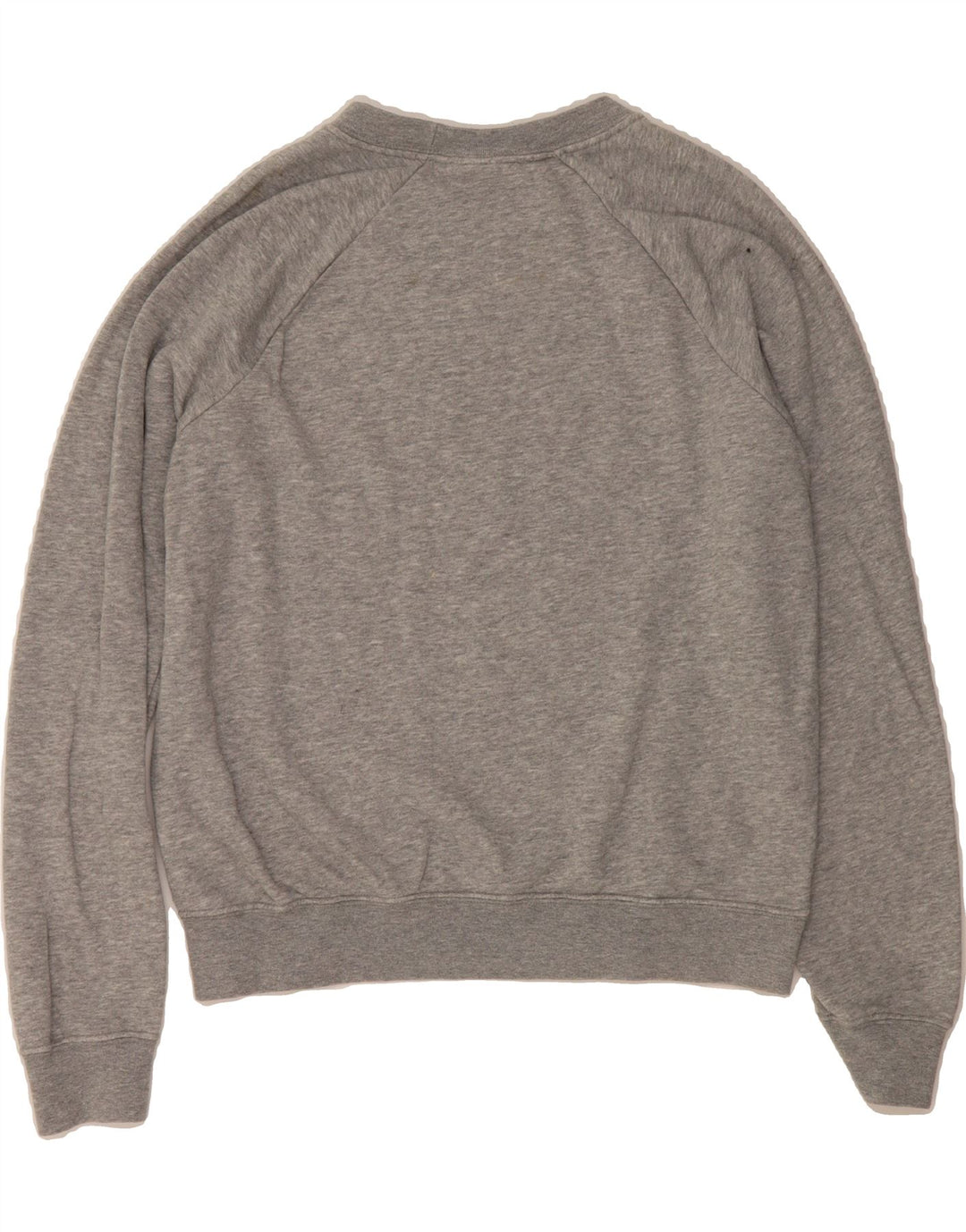 NIKE Womens Oversized Graphic Sweatshirt Jumper UK 10 Small Grey Cotton Vintage Nike and Second-Hand Nike from Messina Hembry 