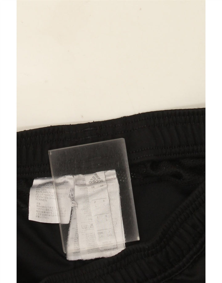ADIDAS Mens Tracksuit Trousers Large  Black Polyester