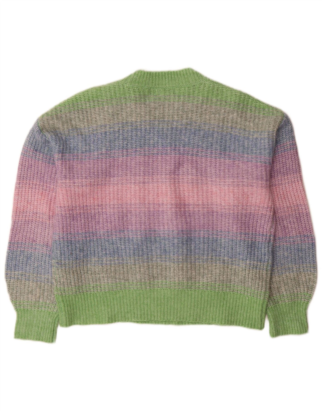 Marks & Spencer Womens Crew Neck Jumper Sweater UK 14 Medium Multicoloured