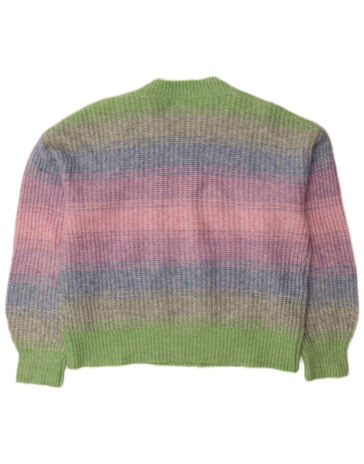 Marks & Spencer Womens Crew Neck Jumper Sweater UK 14 Medium Multicoloured