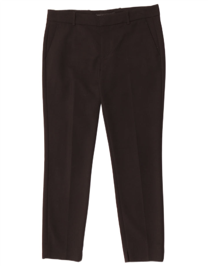 Zara Womens Slim Chino Trousers Medium W28 L28 Black