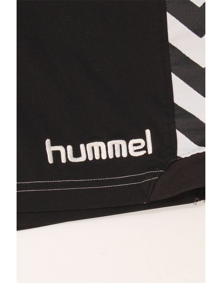 HUMMEL Mens Sport Shorts Large  Black Polyester Vintage Hummel and Second-Hand Hummel from Messina Hembry 