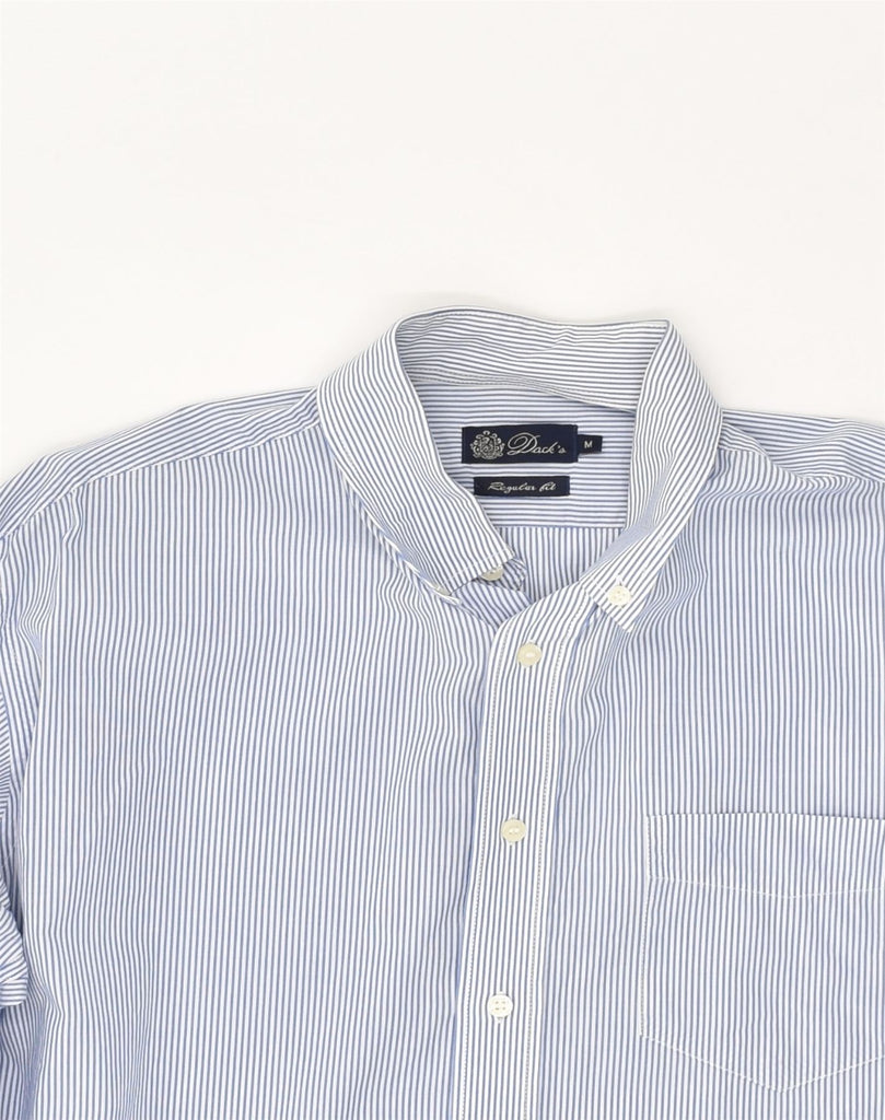 DACK'S Mens Regular Fit Shirt Medium Blue Pinstripe Cotton | Vintage Dack's | Thrift | Second-Hand Dack's | Used Clothing | Messina Hembry 