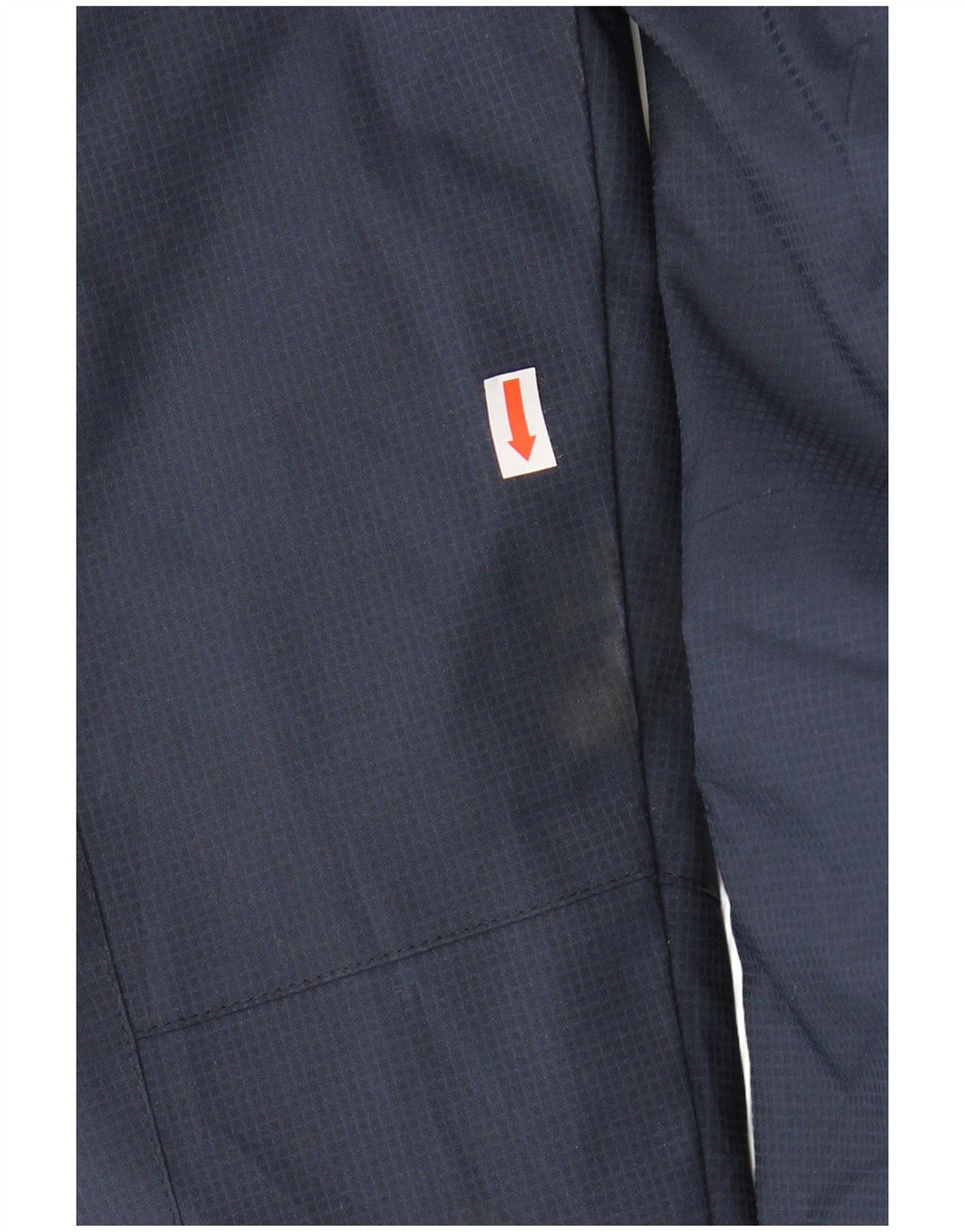 Izod Mens Windbreaker Jacket UK 40 Large Navy Blue Check Polyester