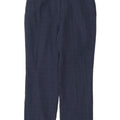 PENDLETON Womens Straight Suit Trousers US 14 XL W32 L26 Navy Blue Check