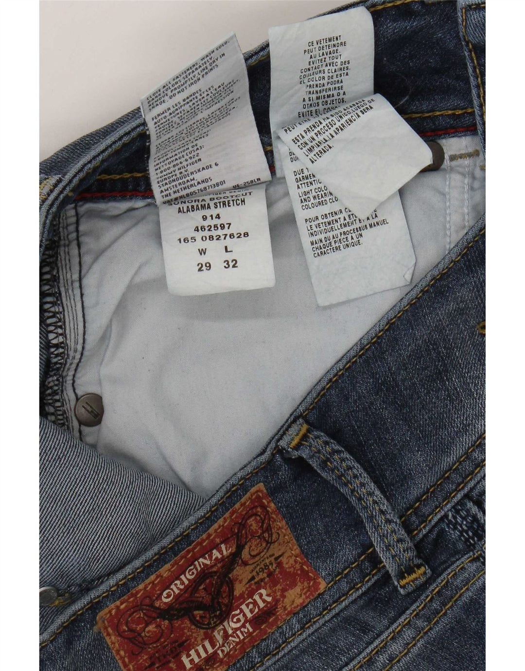 Tommy Hilfiger Womens Flared Jeans W29 L32 Blue Cotton