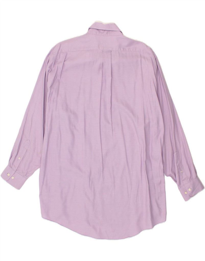 DOCKERS Mens Shirt Size 17 1/2 XL Purple Check Cotton Vintage Dockers and Second-Hand Dockers from Messina Hembry 