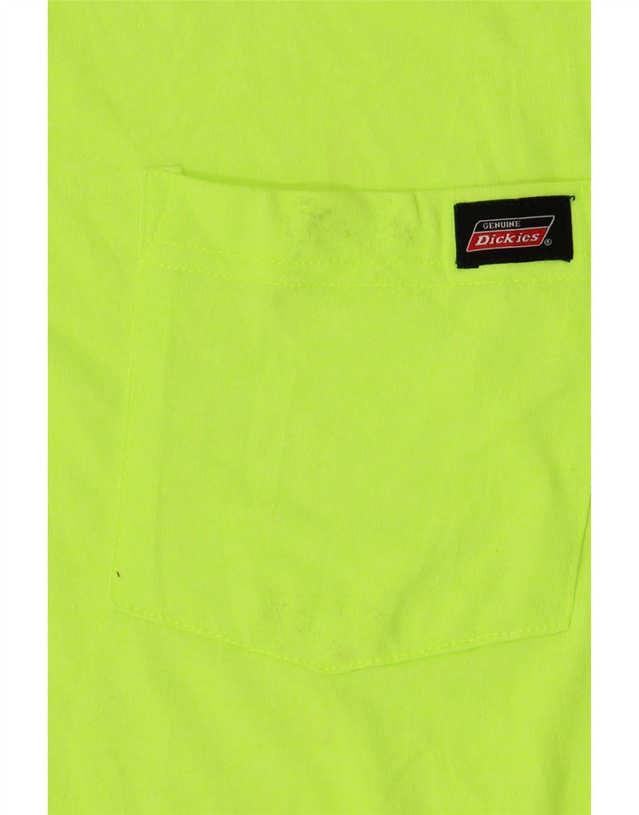 Dickies Mens T-Shirt Top Medium Green Polyester