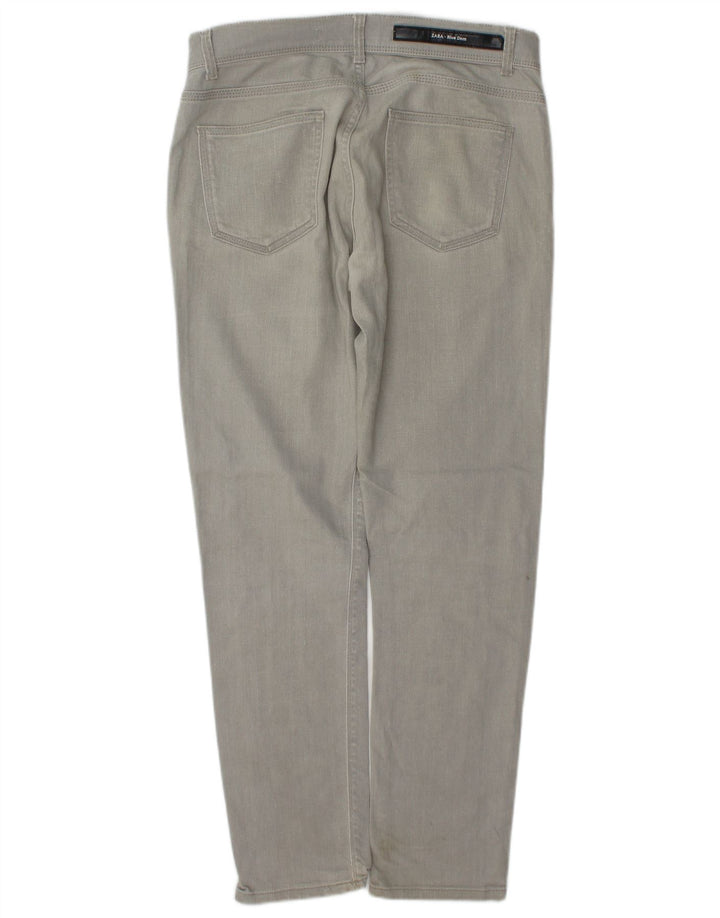 Zara Mens Slim Jeans EU 40 Medium W31 L30 Grey Cotton