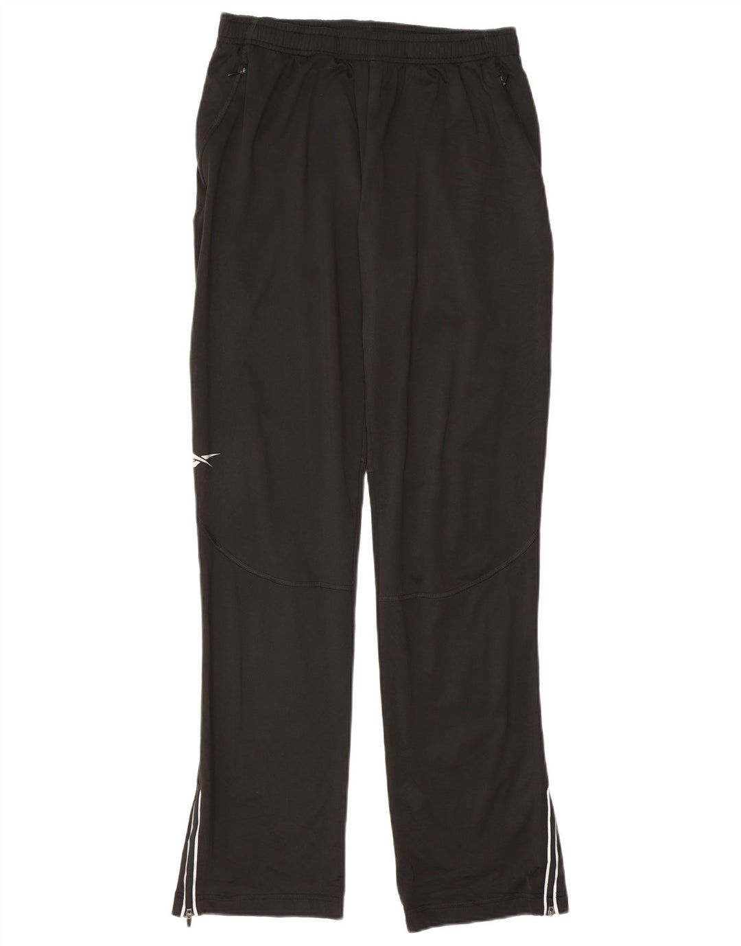 REEBOK Mens Tracksuit Trousers Small  Black Polyester