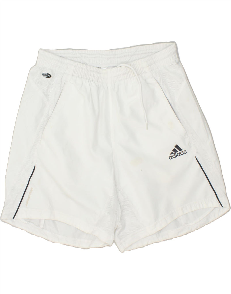 ADIDAS Mens Climacool Sport Shorts Medium White Polyester | Vintage Adidas | Thrift | Second-Hand Adidas | Used Clothing | Messina Hembry 