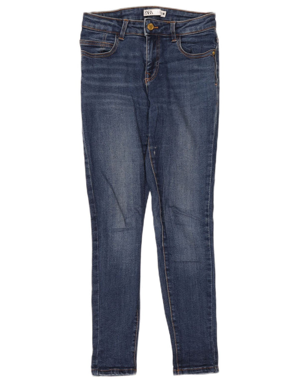Zara Womens Skinny Jeans EU 36 XS W26 L28 Blue Cotton