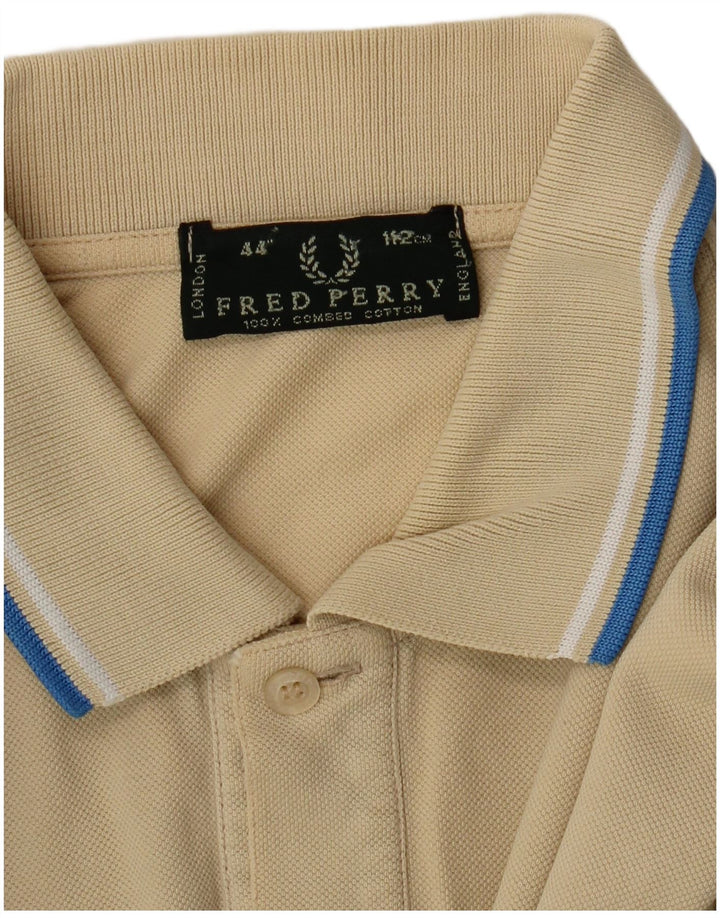 Fred Perry Mens Polo Shirt Medium Beige