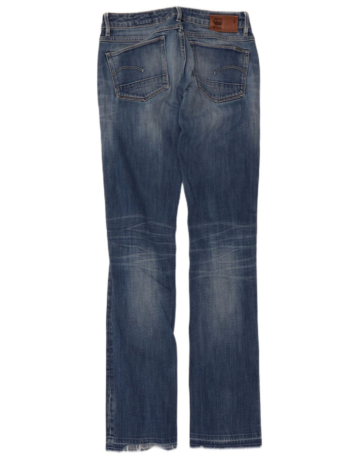 G-Star Womens 3301 Slim Bootcut Jeans W28 L33 Blue