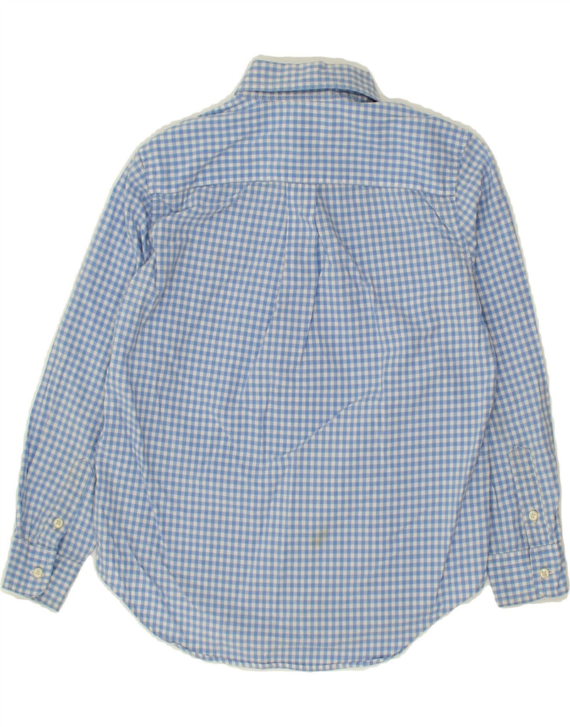 RALPH LAUREN Boys Shirt 6-7 Years Blue Gingham Cotton Vintage Ralph Lauren and Second-Hand Ralph Lauren from Messina Hembry 