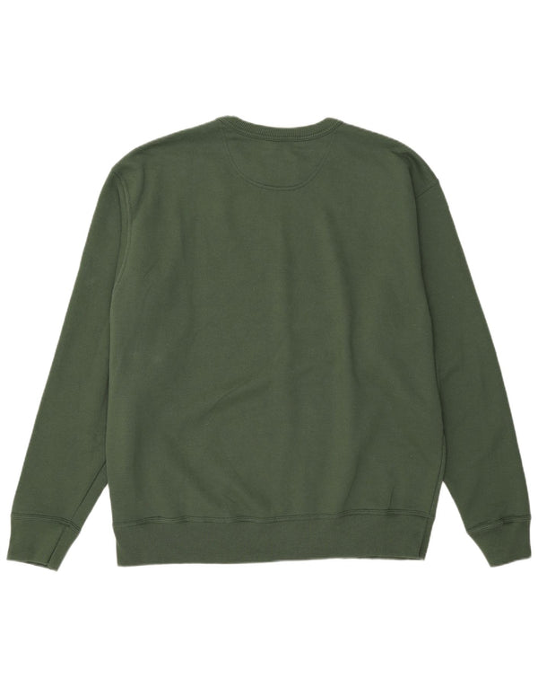 Champion Mens Sweatshirt Jumper XL Green Cotton