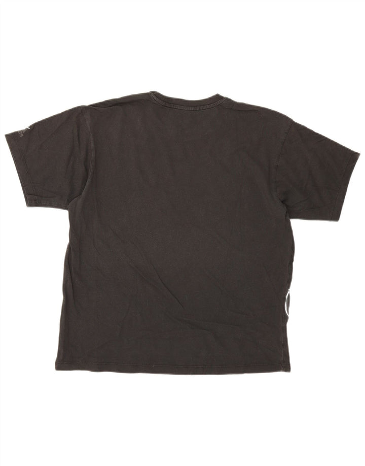 Adidas Mens Graphic T-Shirt Top Small Black Cotton