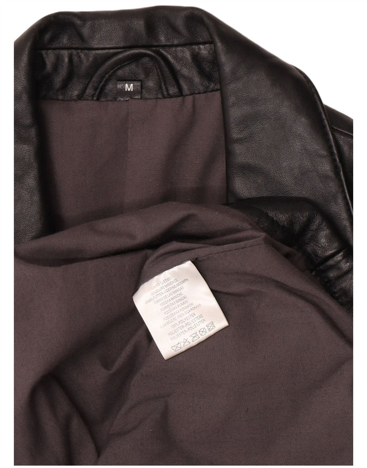 Angelo Litrico Mens 3 Button Blazer Jacket UK 38 Medium Black