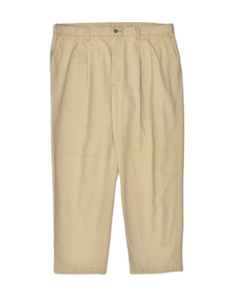 LEE Mens Pegged Casual Trousers W40 L30  Beige Cotton | Vintage Lee | Thrift | Second-Hand Lee | Used Clothing | Messina Hembry 