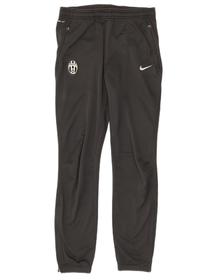 Nike Boys Juventus Tracksuit Trousers Joggers 13-14 Years XL Grey Polyester