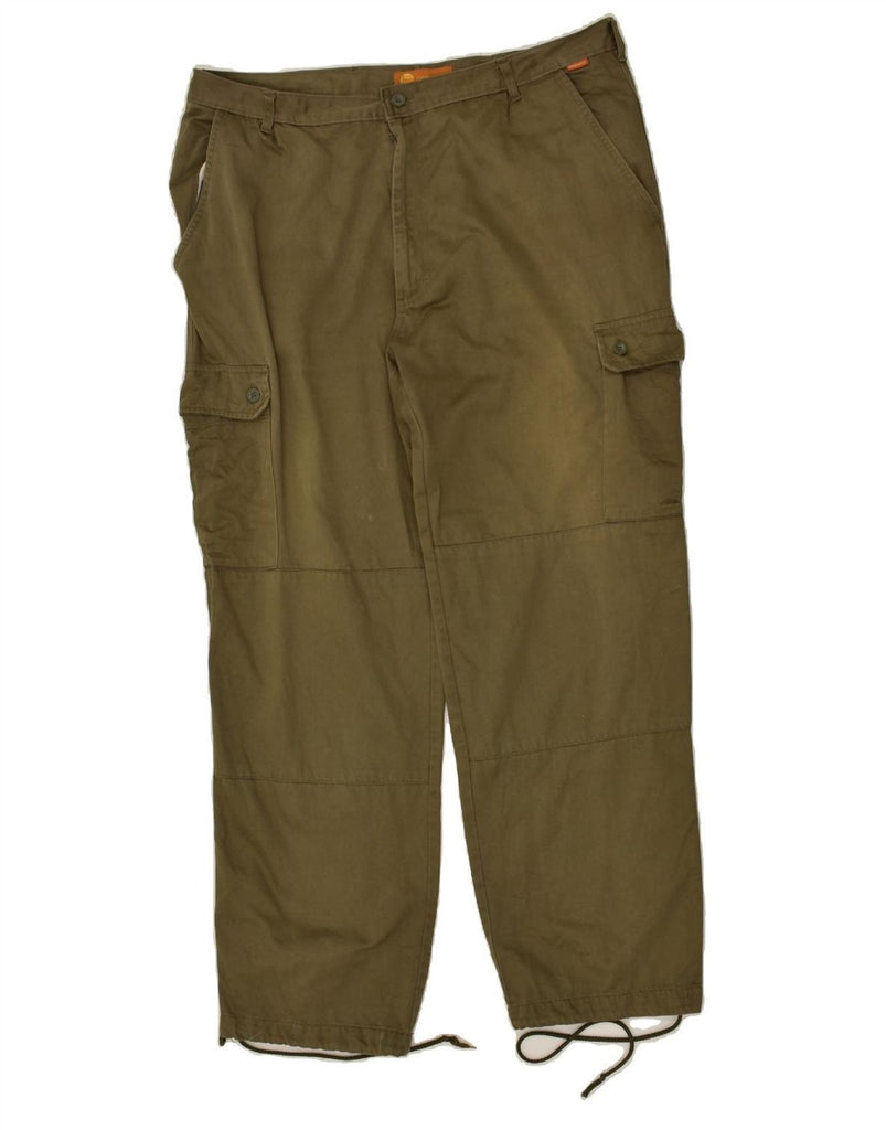 DECATHLON Mens Straight Cargo Trousers EU 50 Large W38 L31  Khaki | Vintage Decathlon | Thrift | Second-Hand Decathlon | Used Clothing | Messina Hembry 