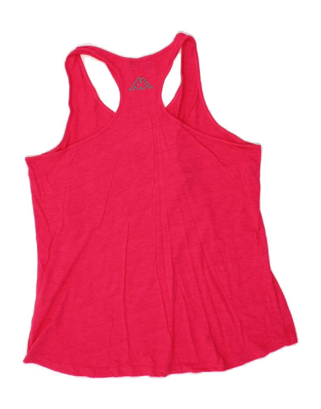 KAPPA Womens Graphic Vest Top UK 14 Large Pink Cotton Vintage Kappa and Second-Hand Kappa from Messina Hembry 