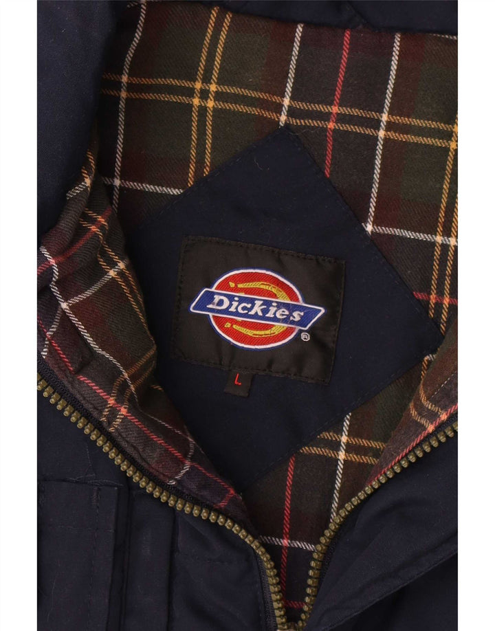 Dickies Mens Utility Gilet UK 40 Large Navy Blue Polyester