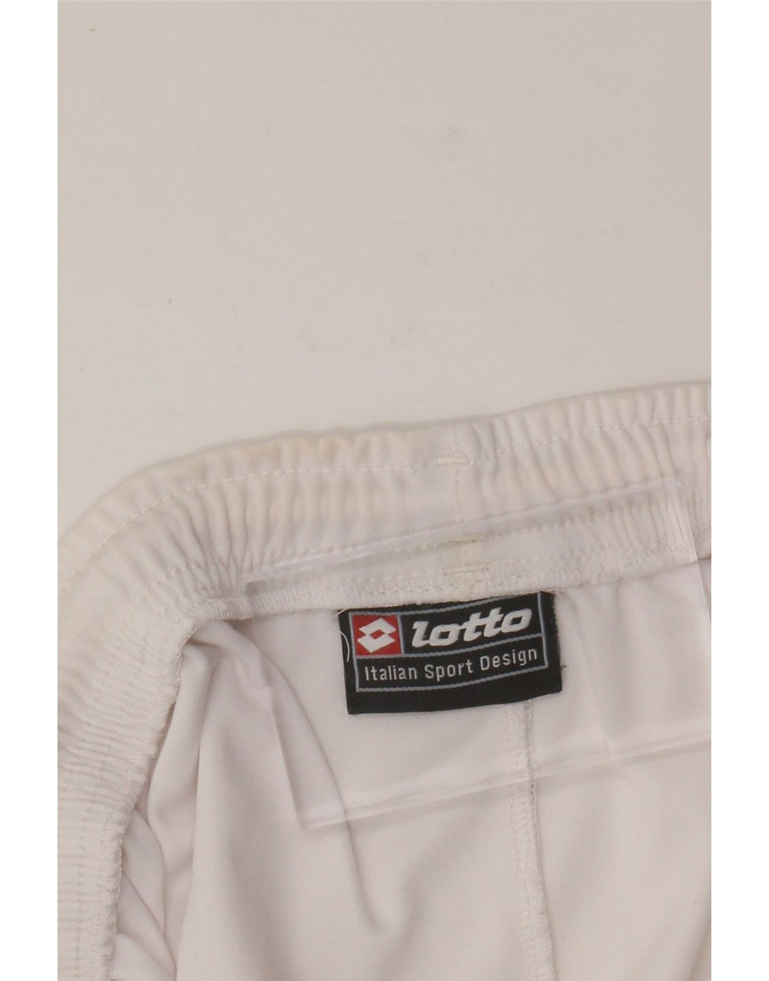LOTTO Mens Graphic Sport Shorts Large White