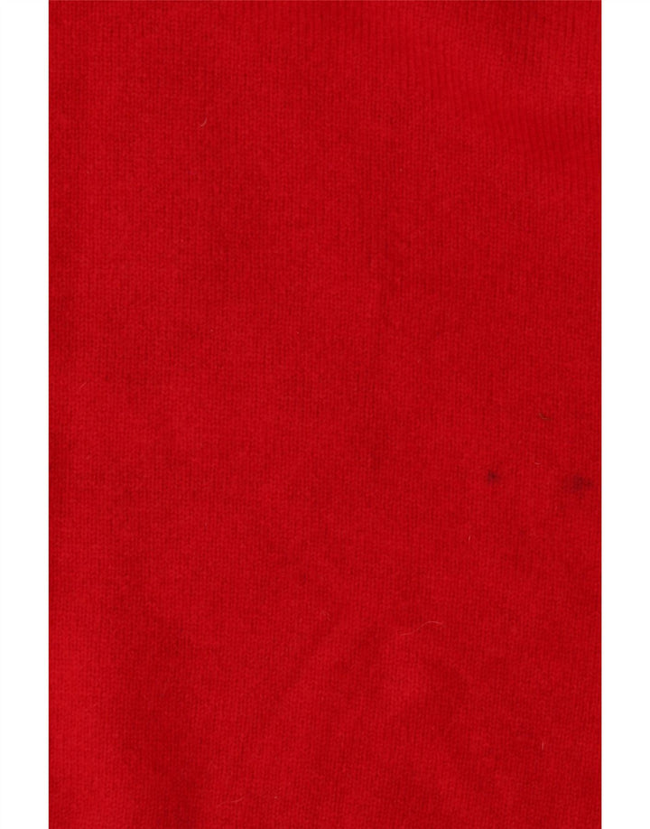Pringle Mens Graphic Crew Neck Jumper Sweater XL Red New Wool