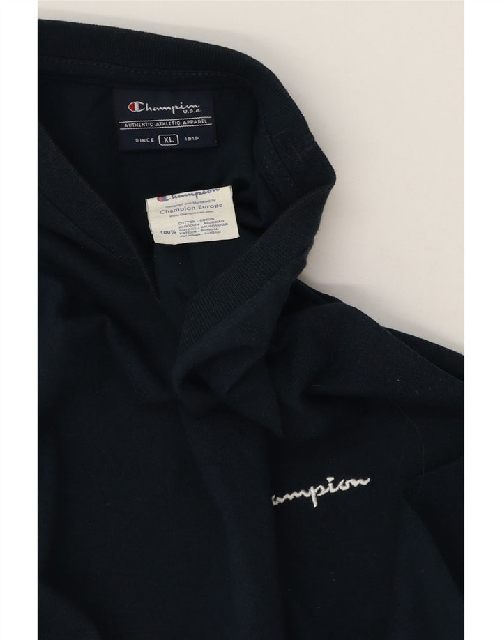 Champion Mens Vest Top XL Navy Blue Cotton