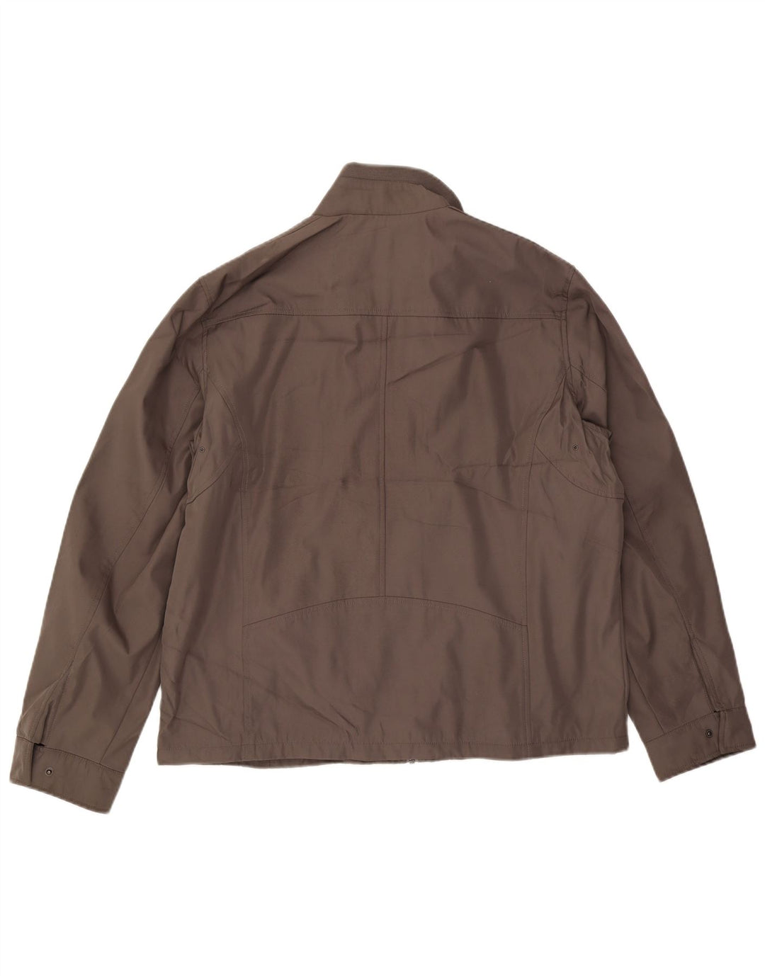 CALVIN KLEIN Mens Bomber Jacket UK 42 XL Grey Polyester