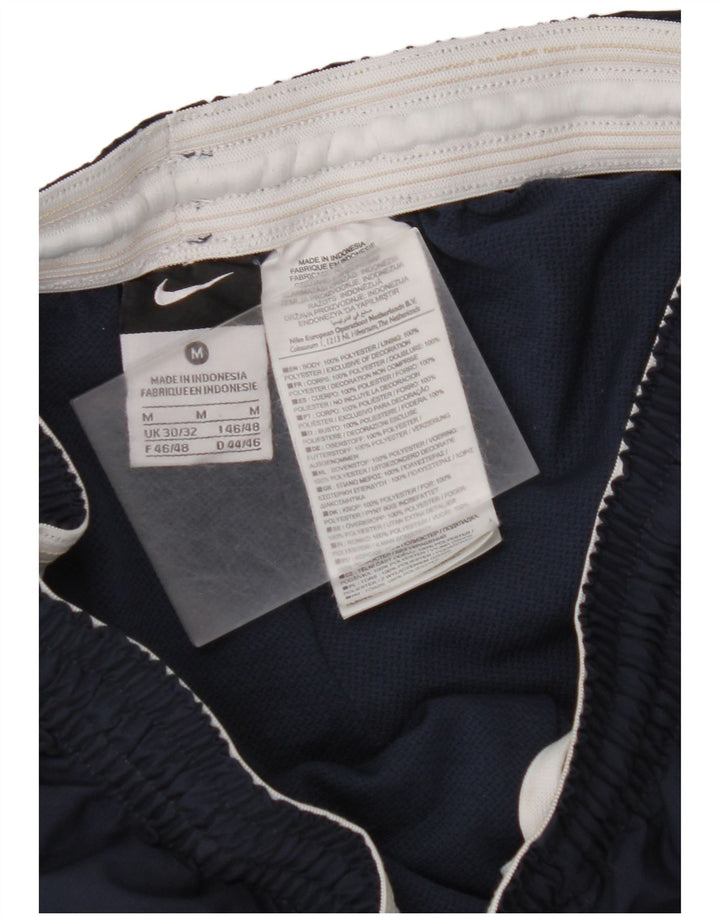 NIKE Mens Sport Shorts Medium  Navy Blue Colourblock Polyester