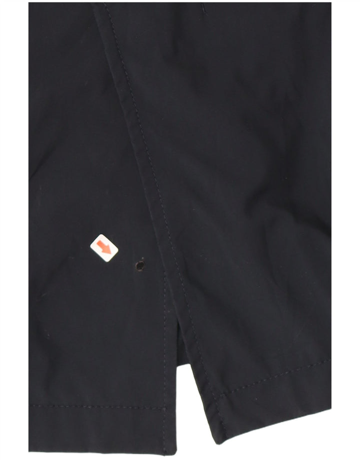 Borsalino Mens Raincoat IT 56 3XL Navy Blue Polyester Classic