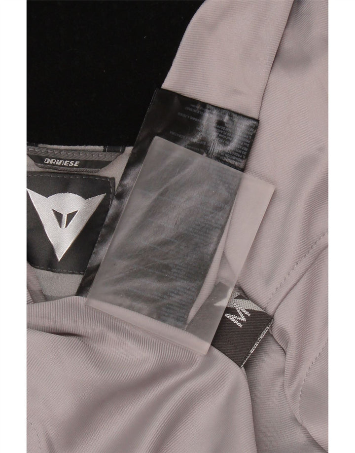 DAINESE Womens Windbreaker Jacket UK 14 Medium Off White Colourblock