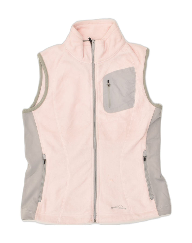 EDDIE BAUER Womens 365 Fleece Gilet UK 12 Medium Pink Polyester | Vintage Eddie Bauer | Thrift | Second-Hand Eddie Bauer | Used Clothing | Messina Hembry 