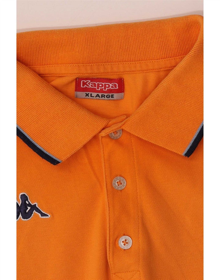 Kappa Mens Polo Shirt XL Orange