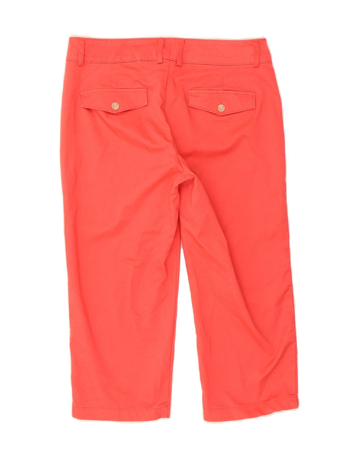 DOCKERS Womens Straight Capri Trousers US 8 Medium W32 L20 Red Cotton Vintage Dockers and Second-Hand Dockers from Messina Hembry 