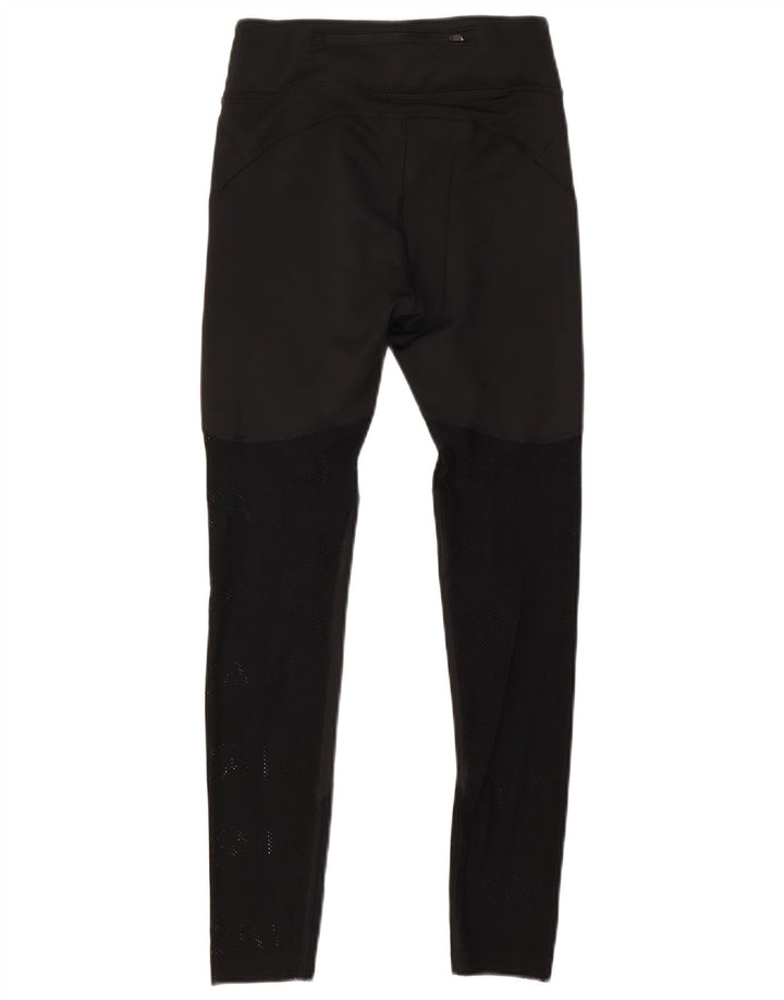 Nike Womens Air Graphic Leggings UK 4 XS Black Polyester