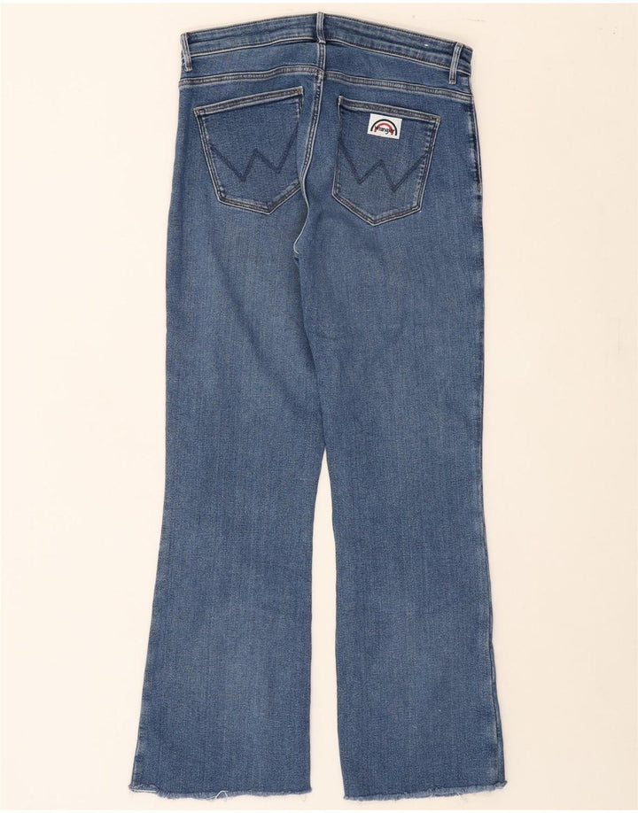 WRANGLER Womens Flared Jeans W30 L29 Blue Cotton Vintage Wrangler and Second-Hand Wrangler from Messina Hembry 