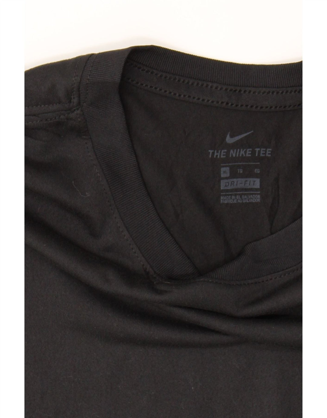 NIKE Womens Dri Fit T-Shirt Top UK 18 XL Black Polyester Vintage Nike and Second-Hand Nike from Messina Hembry 