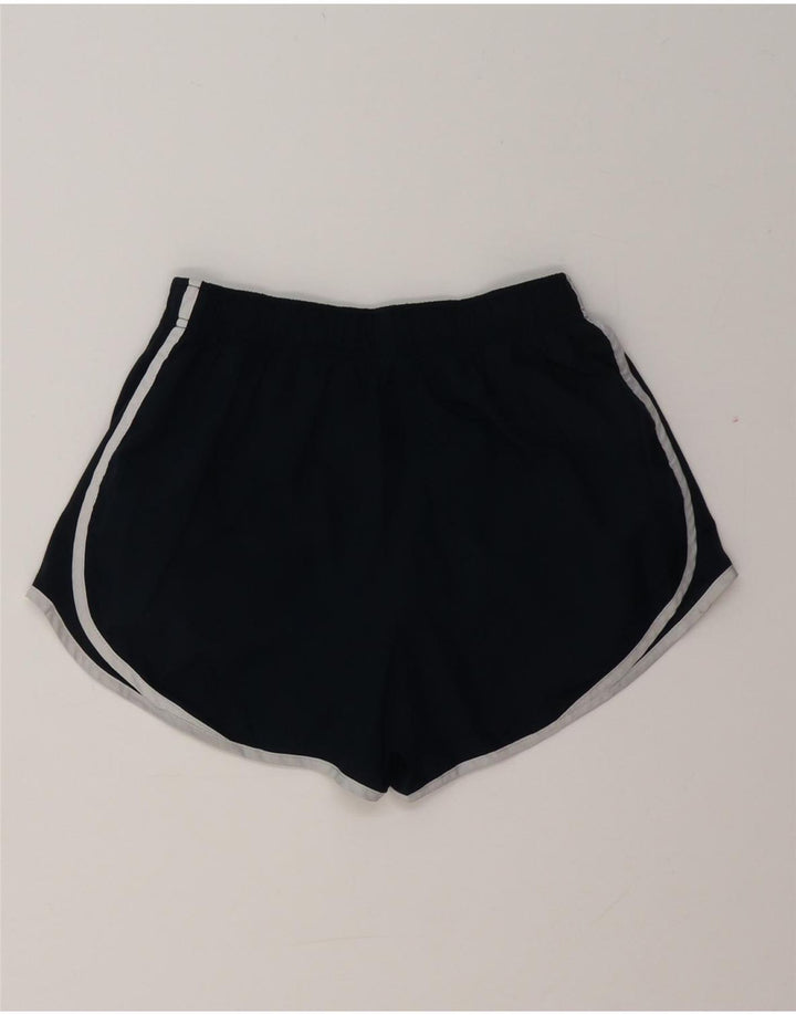 Nike Womens Dri Fit Sport Shorts UK 8 Small  Navy Blue Polyester