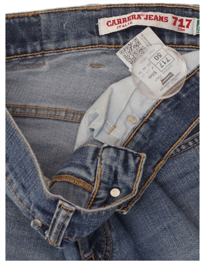 Carrera Mens 717 Slim Jeans IT 50 Large W34 L30 Blue Cotton