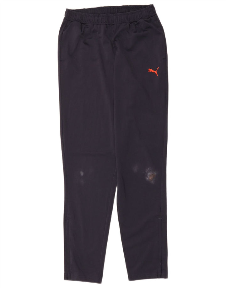 Puma Boys Tracksuit Trousers 13-14 Years  Navy Blue Polyester