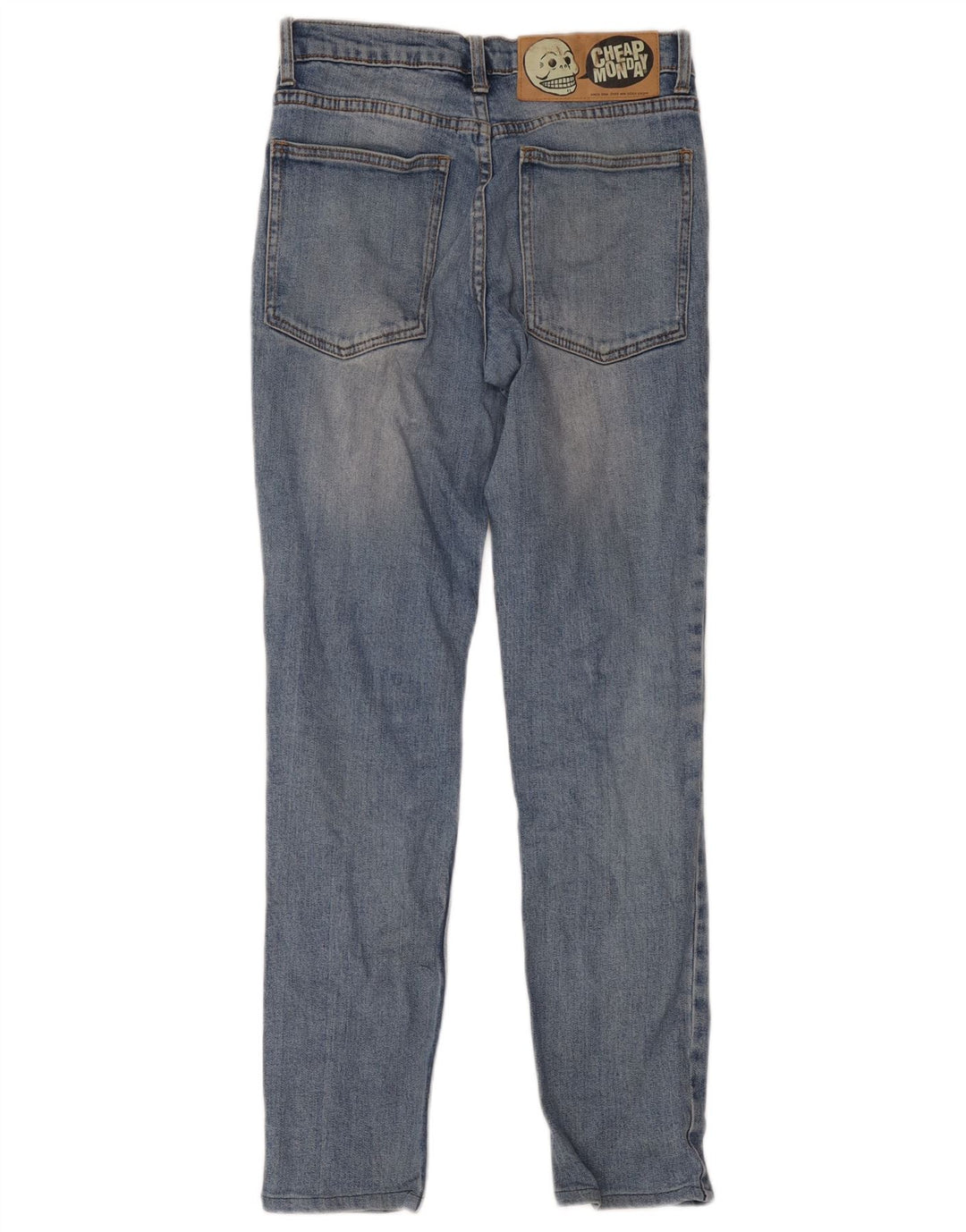 Cheap Monday Mens Slim Jeans W31 L34 Blue Cotton