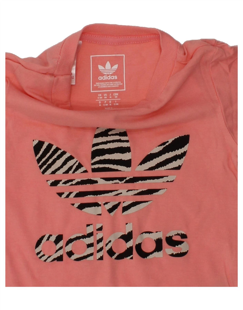 ADIDAS Baby Girls Graphic T-Shirt Top 12-18 Months Pink Cotton | Vintage Adidas | Thrift | Second-Hand Adidas | Used Clothing | Messina Hembry 