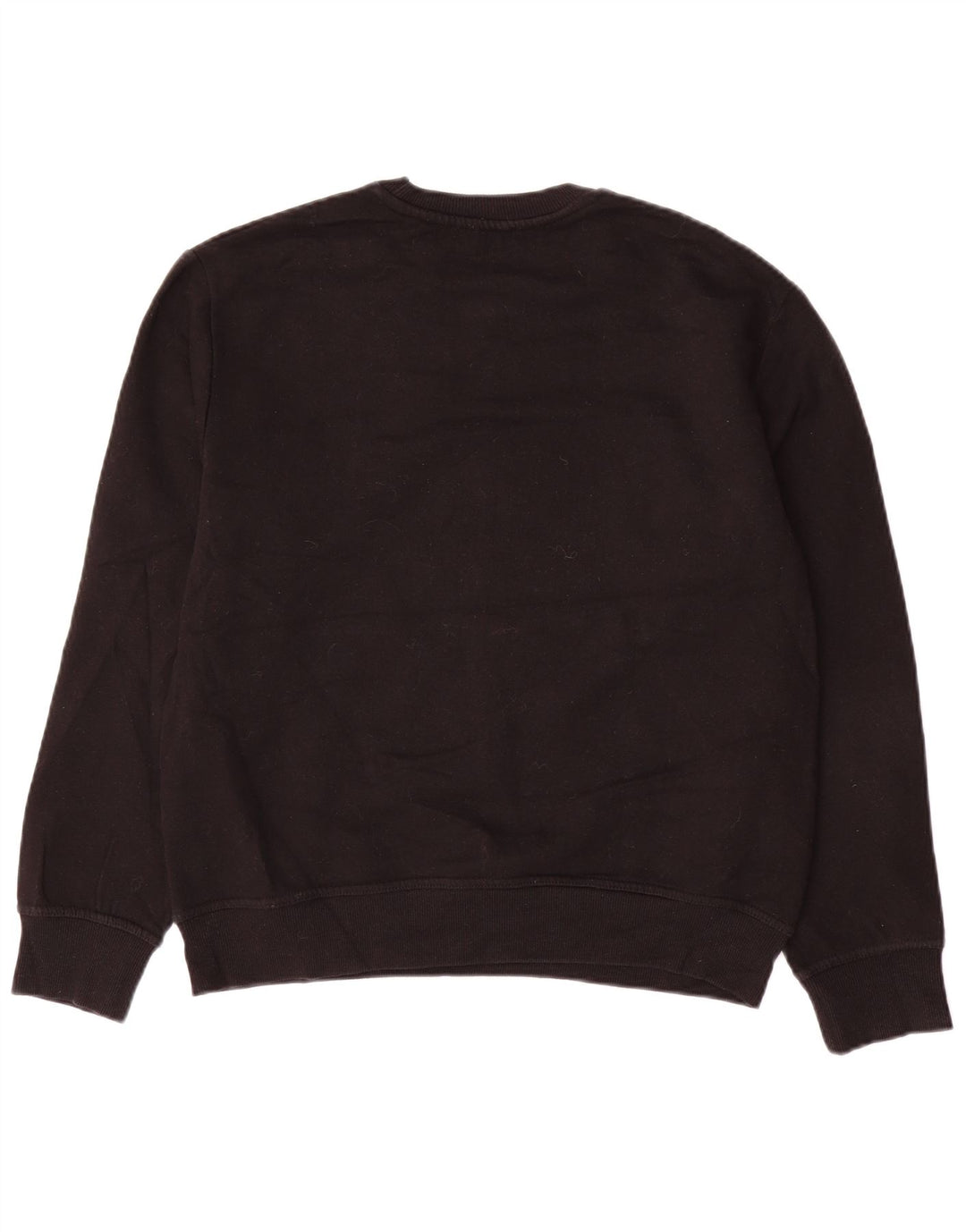Zara Womens Sweatshirt Jumper UK 14 Medium Black Cotton